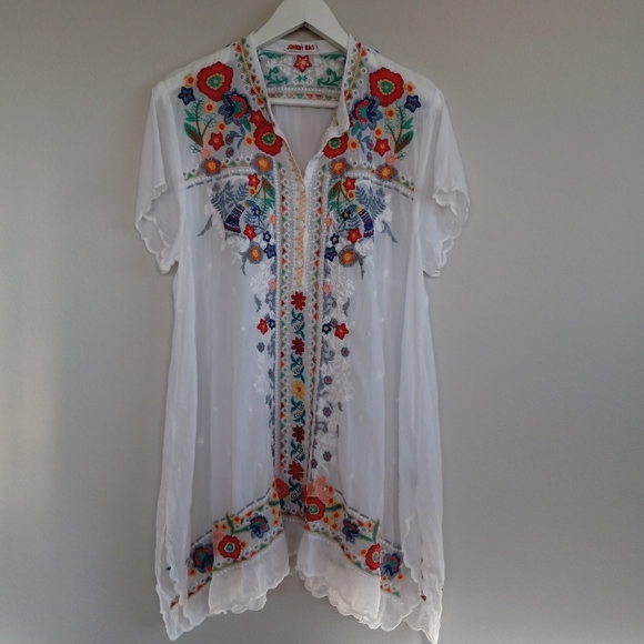 Johnny Was Mikones Embroidered Tunic - Picture 5 of 16